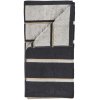 Zone Denmark Sauna Badeh�ndkl�de 70x140 cm, Sort/Soft Grey/Camel