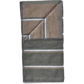 Zone Denmark Sauna Badeh�ndkl�de 70x140 cm, Olive Green/Taupe/Blue Fog