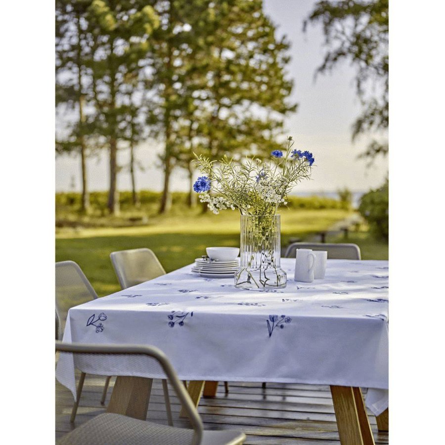 S&ouml;dahl Charm Tischdecke 140x220 cm, Wei&szlig;