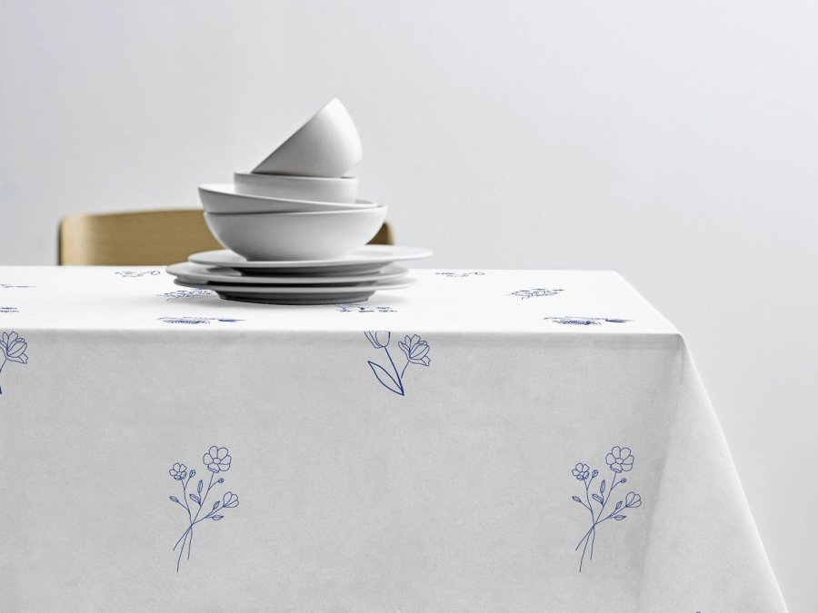 S&ouml;dahl Charm Tischdecke 140x270 cm, Wei&szlig;