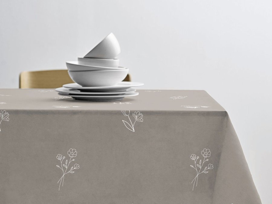 S&ouml;dahl Charm Tischdecke 140x220 cm, Natur