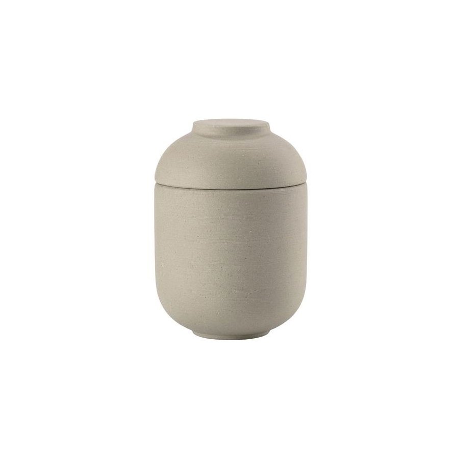 Zone Denmark Sensu Krukke m. L�g H9 cm, Taupe