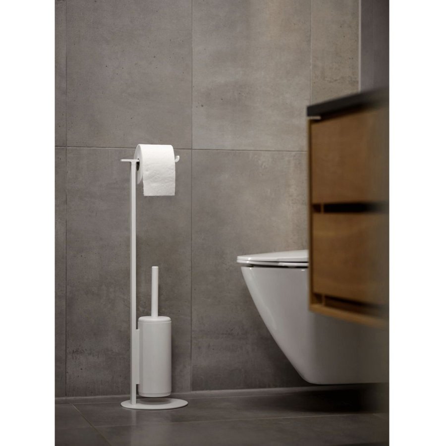 Zone Denmark Rim Fritst�ende Toiletrulleholder 74 cm, Hvid