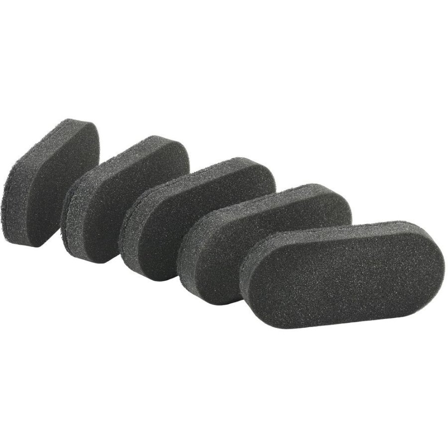 Zone Denmark Singles Svampe 5 stk, Sort