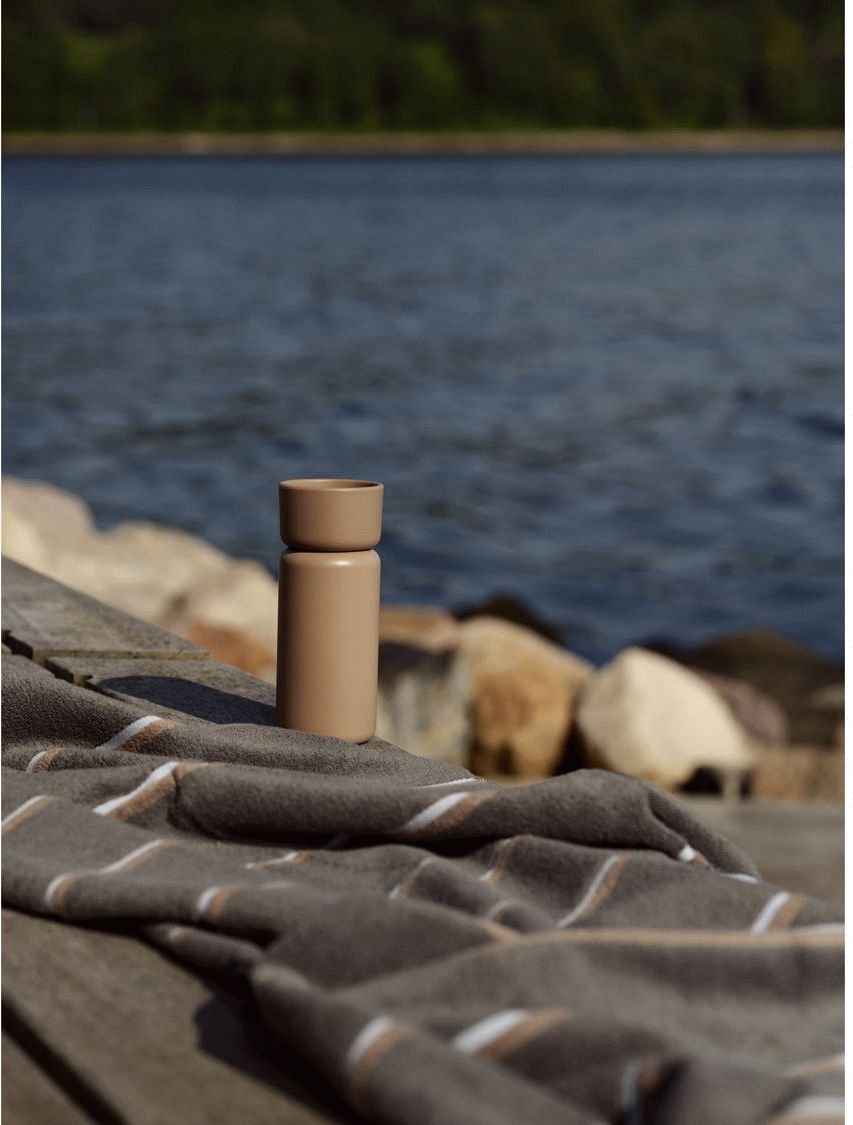 Zone Denmark Singles Termokop 400 ml, Camel