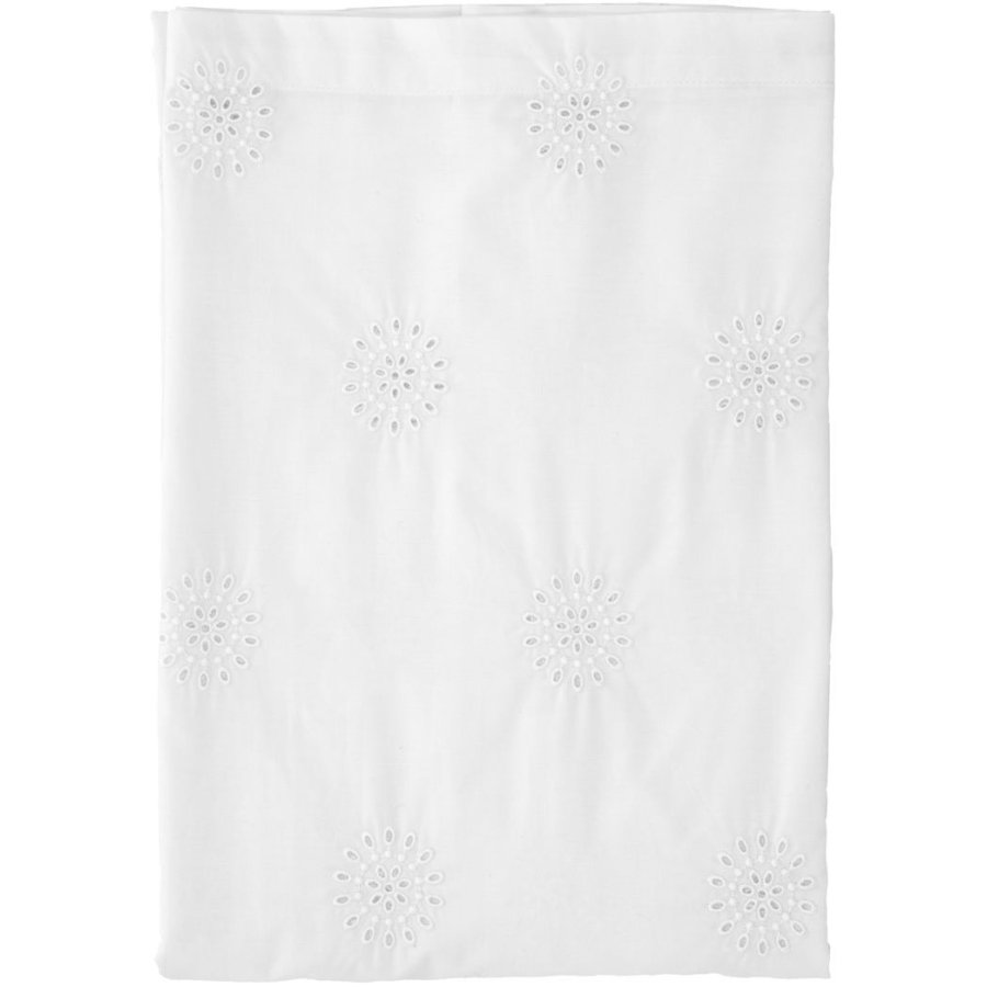 S&ouml;dahl Daydream Broderie Anglaise Tischdecke 140x220 cm, Wei&szlig;