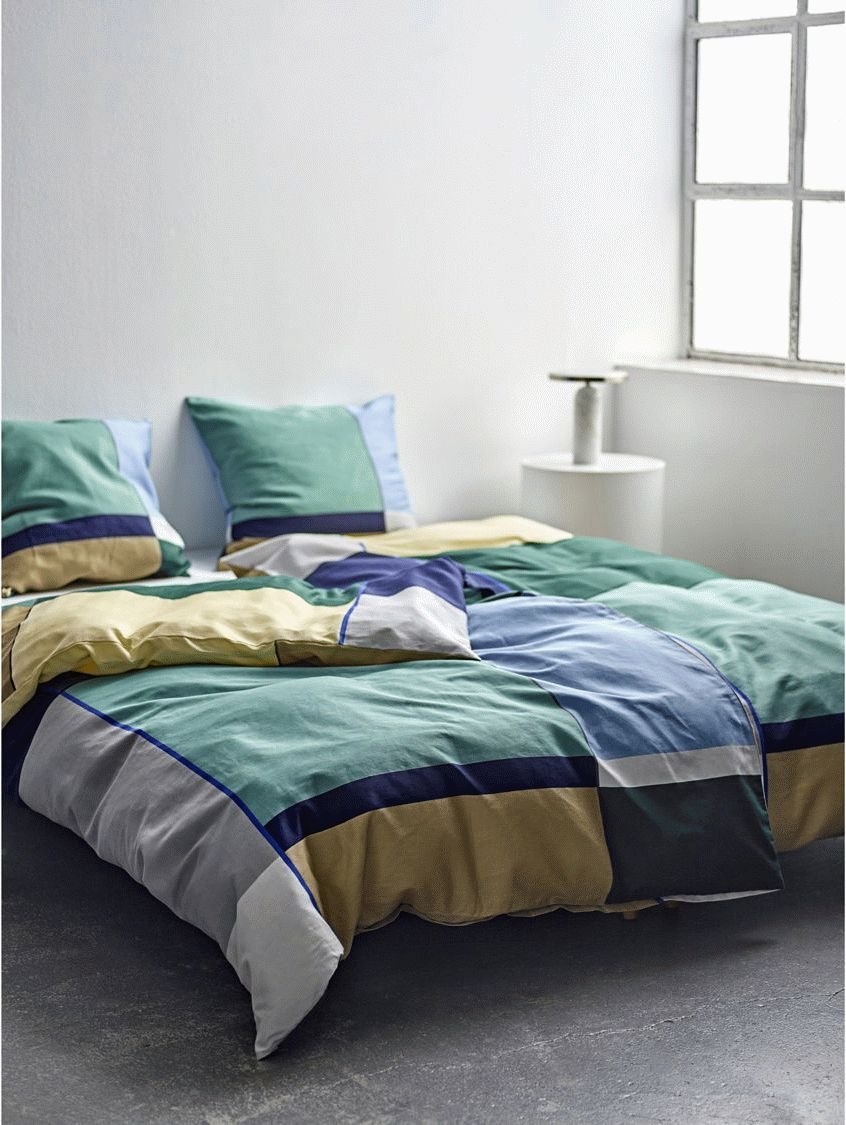 S&ouml;dahl Colour Block Senget�j 140x220 cm, Sea Green