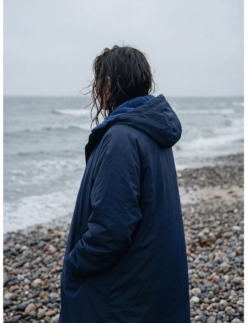 S&ouml;dahl North Winterbademantel L/XL, Navy