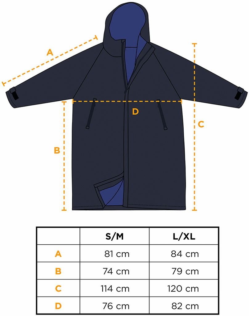 S&ouml;dahl North Winterbademantel L/XL, Navy
