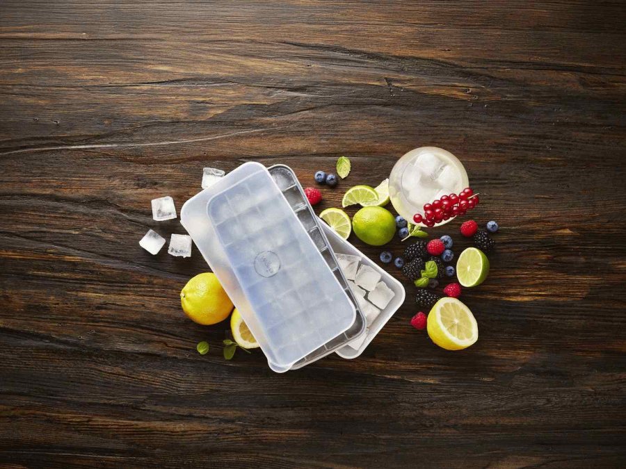 Funktion Eisw&uuml;rfelschale mit Deckel 23,3x12, 2 Cm