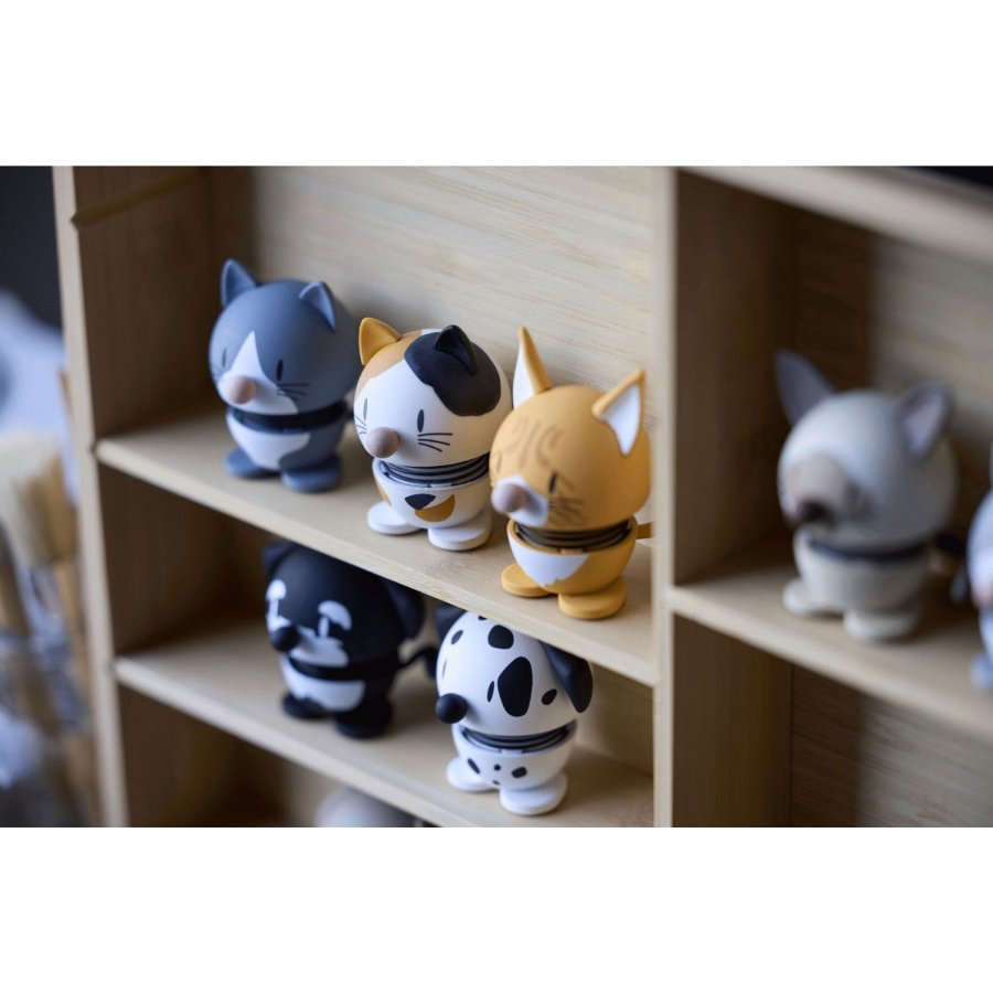 Hoptimist Dreifarbige Katze XS, Wei&szlig;