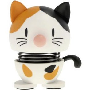 Hoptimist Dreifarbige Katze XS, Wei&szlig;