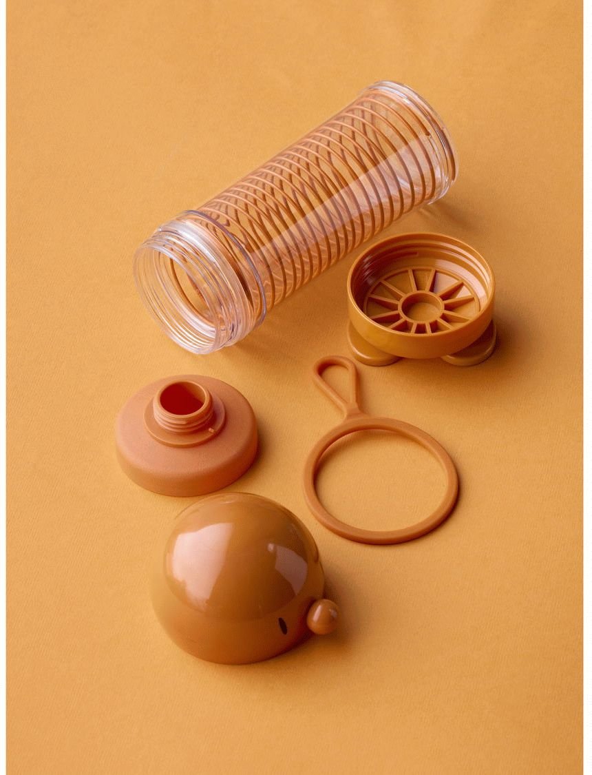 Hoptimist Bumble Trinkflasche 400 ml, Orange