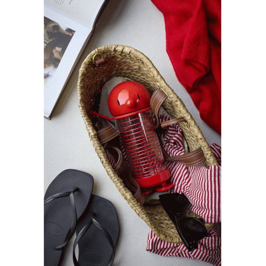 Hoptimist Bumble Trinkflasche 400 ml, Rot