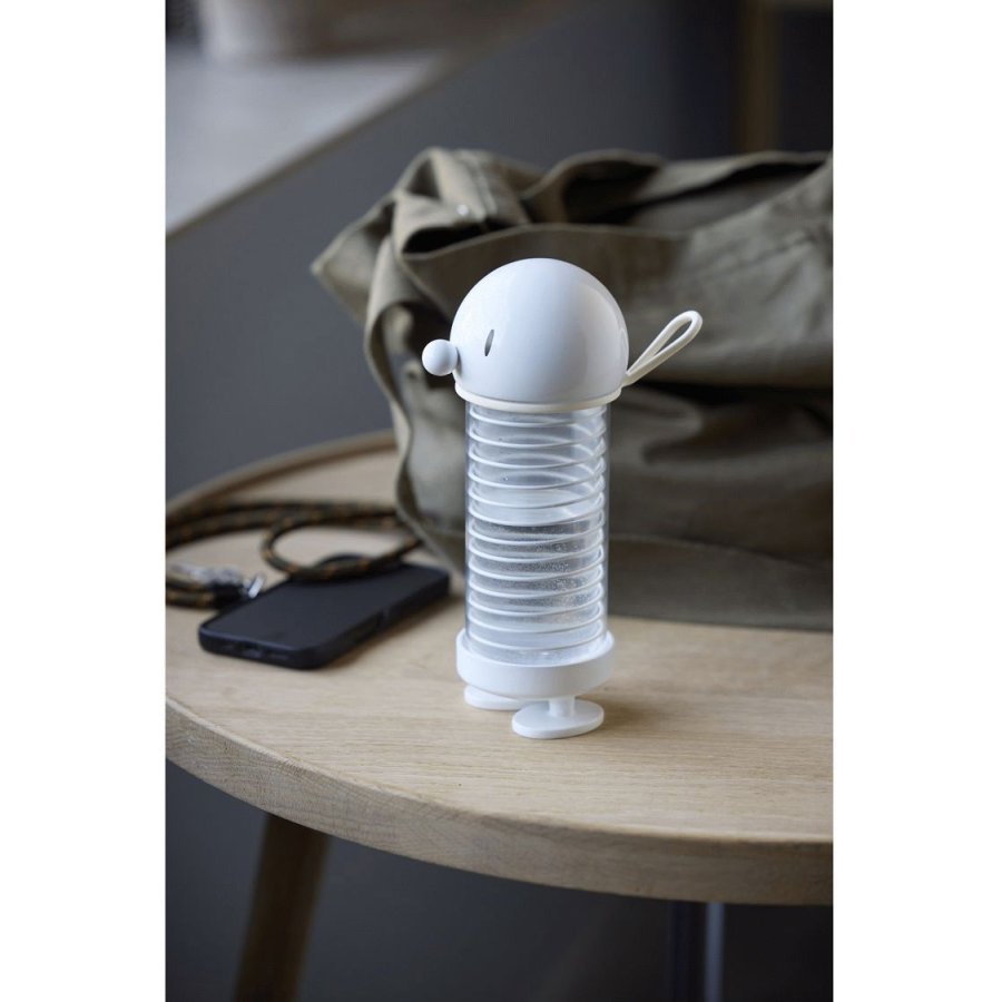 Hoptimist Bumble Trinkflasche 400 ml, Wei&szlig;