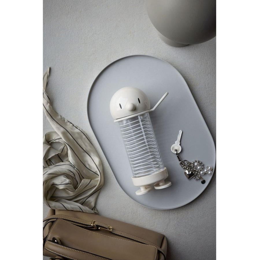 Hoptimist Bumble Trinkflasche 400 ml, Wei&szlig;