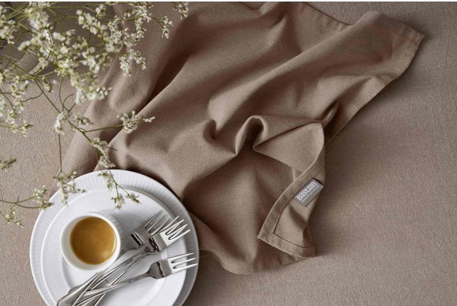 S&ouml;dahl Bastian Stoffserviette 45x45 cm, Fungi Brown