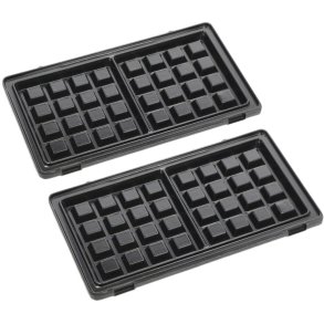 Nordic Sense Wafelplaten 2-delige set, Zwart