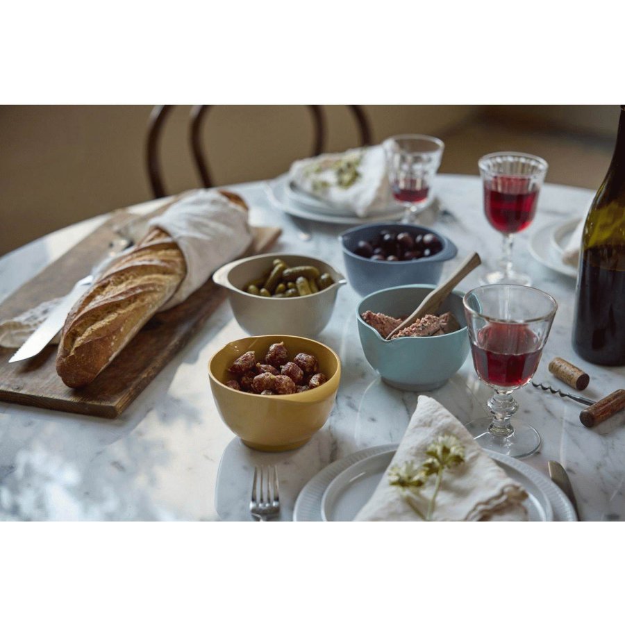 Rosti Margrethe R�resk�les�t m. L�g 4 stk. 0,5 L, Humus/Curry/Dusty Blue/Nordic Green