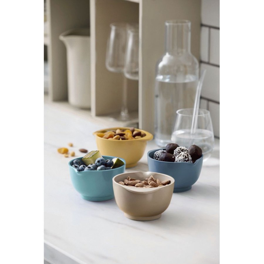 Rosti Margrethe R�resk�les�t m. L�g 4 stk. 0,5 L, Humus/Curry/Dusty Blue/Nordic Green