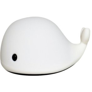 FILIBABBA Lamp LED Walvis Christian 9,6 cm, Wit