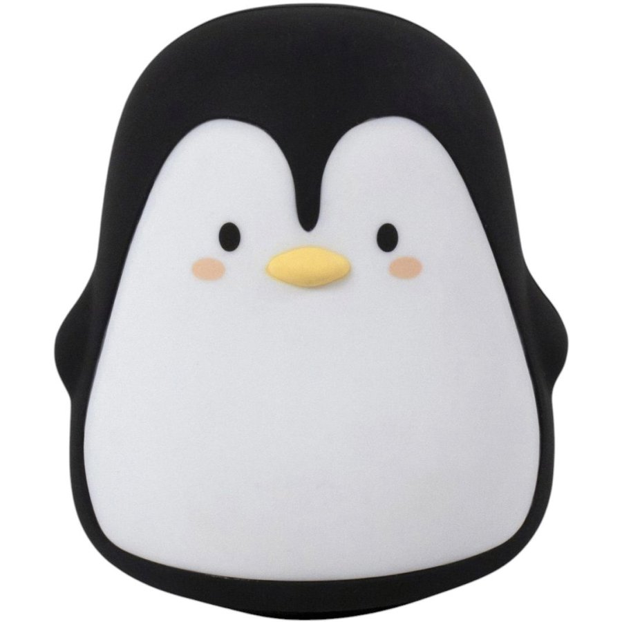 FILIBABBA Lampe LED Pinguin Pelle 13,2 cm, Wei/Schwarz