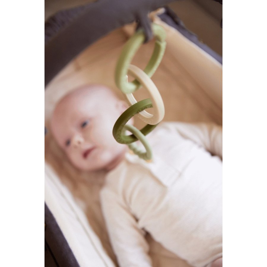 FILIBABBA Aufhngringe 7,8 cm, Grn