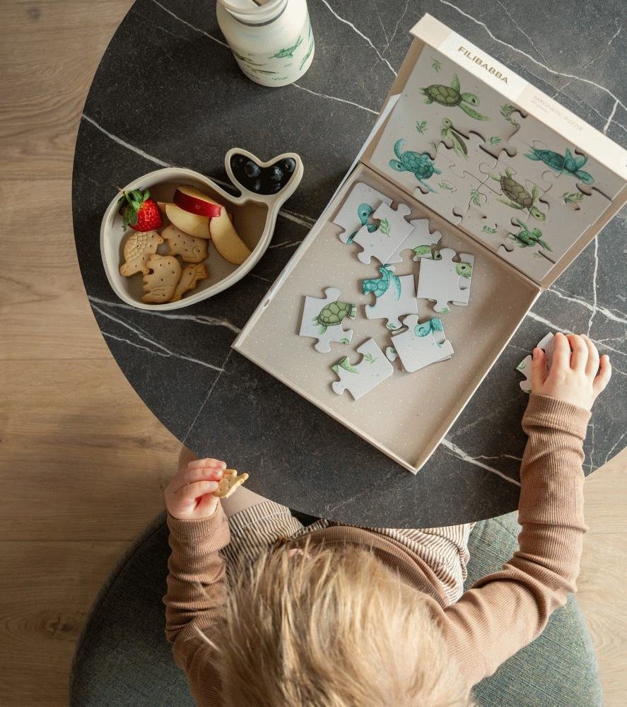 FILIBABBA Snackbox Wal Christian 18,5 cm, Toasted Almond