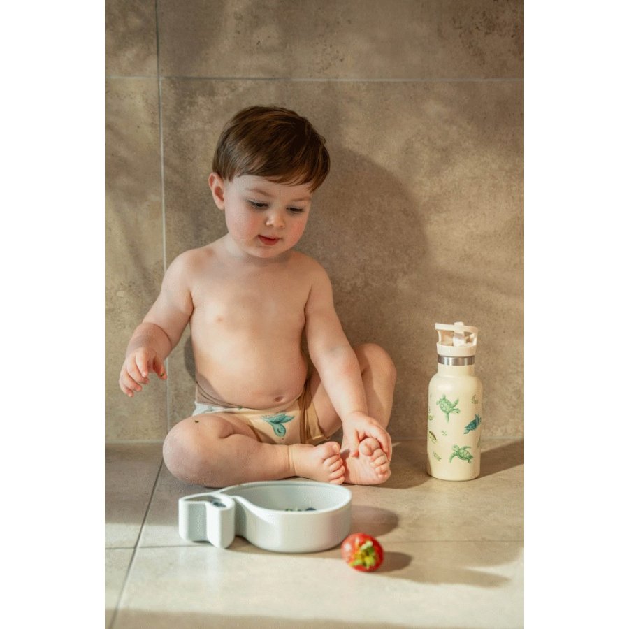 FILIBABBA Snackbox Wal Christian 18,5 cm, Pearl Blue