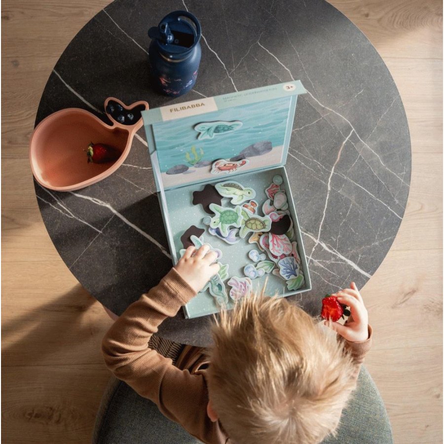 FILIBABBA Snackbox Wal Christian 18,5 cm, Misty Rose