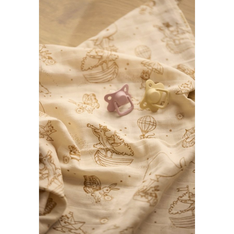 FILIBABBA Mulltuch 65x65 cm, Dreamy Adventurers