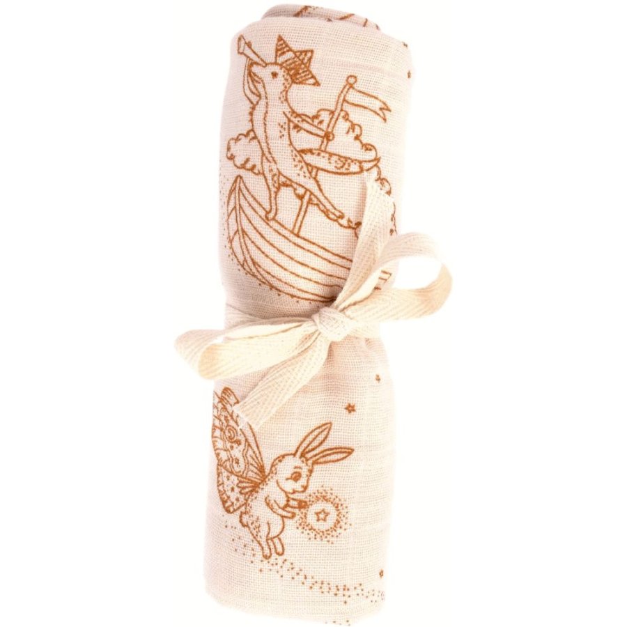 FILIBABBA Mulltuch 65x65 cm, Dreamy Adventurers