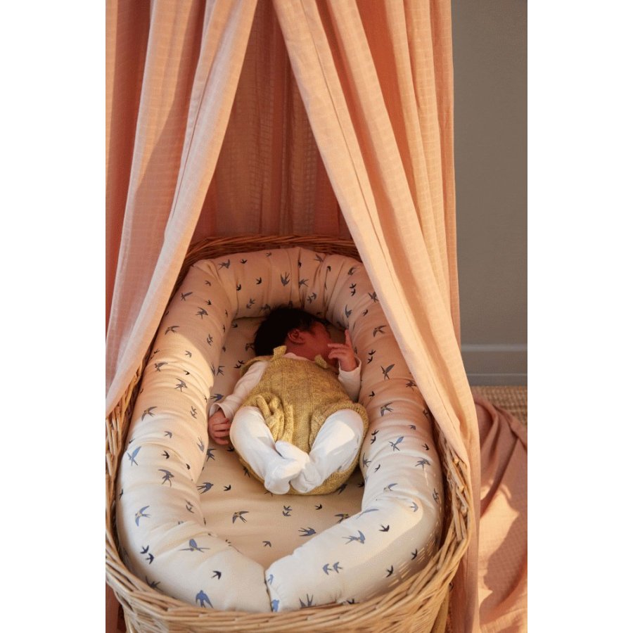 FILIBABBA Himmelbettberwurf 200 cm, Blush