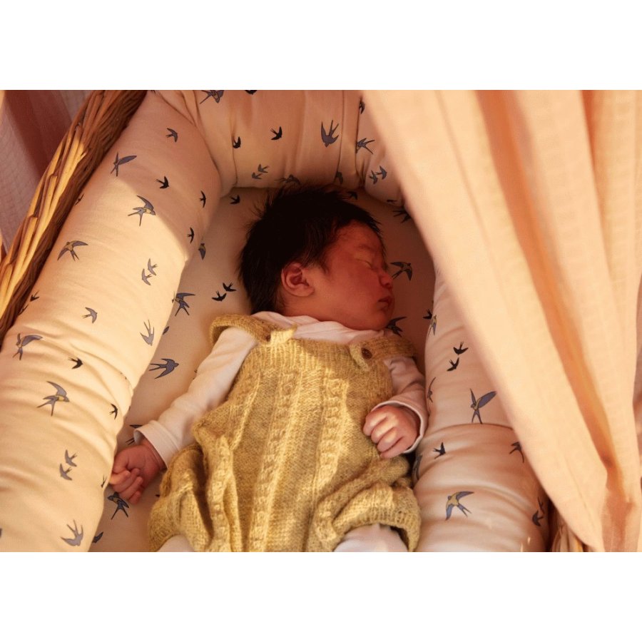 FILIBABBA Himmelbettberwurf 200 cm, Blush