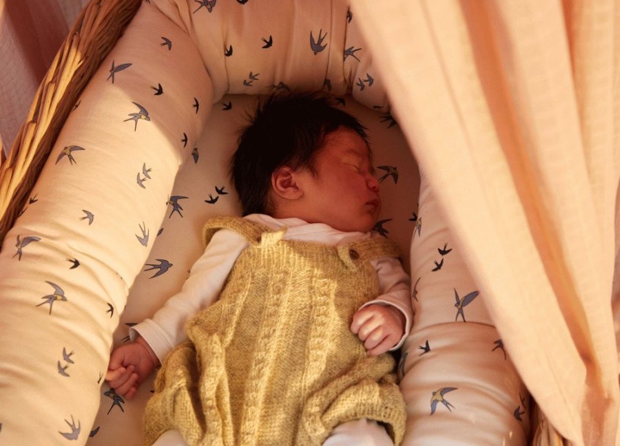 FILIBABBA Himmelbettberwurf 200 cm, Blush