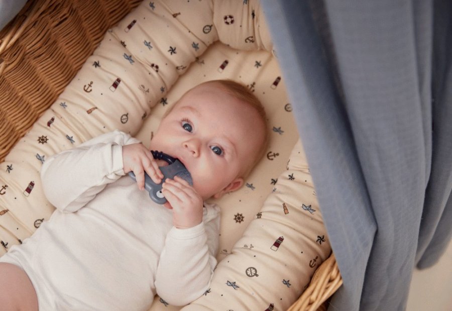 FILIBABBA Himmelbettberwurf 200 cm, Powder Blue