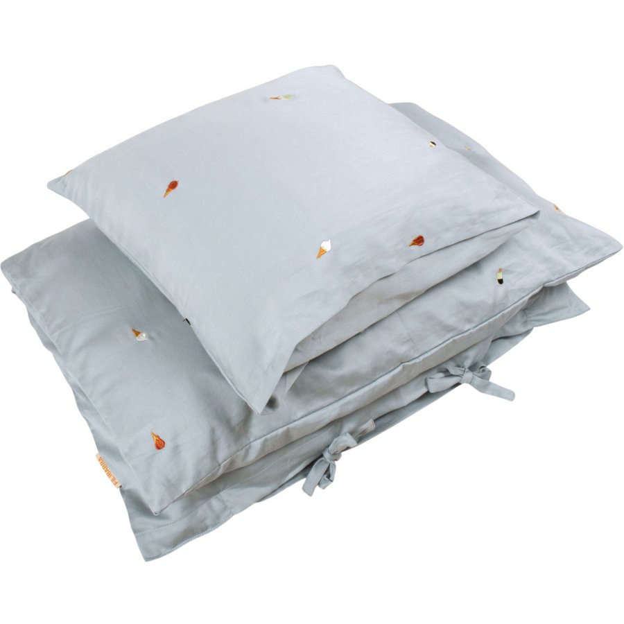 FILIBABBA Baby sengetj Cool Summer 70x100 cm, Pearl Blue