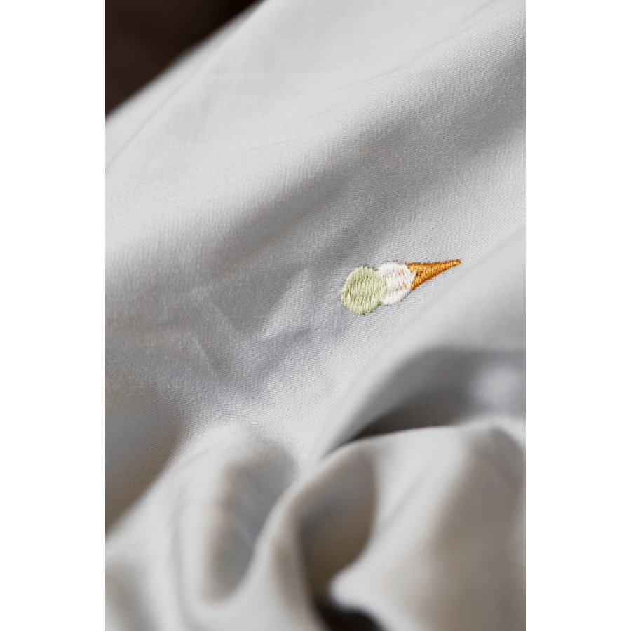 FILIBABBA Baby sengetj Cool Summer 70x100 cm, Pearl Blue