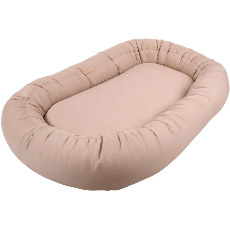 FILIBABBA Babynest 2. Generation 83x52 cm, Warm Grey