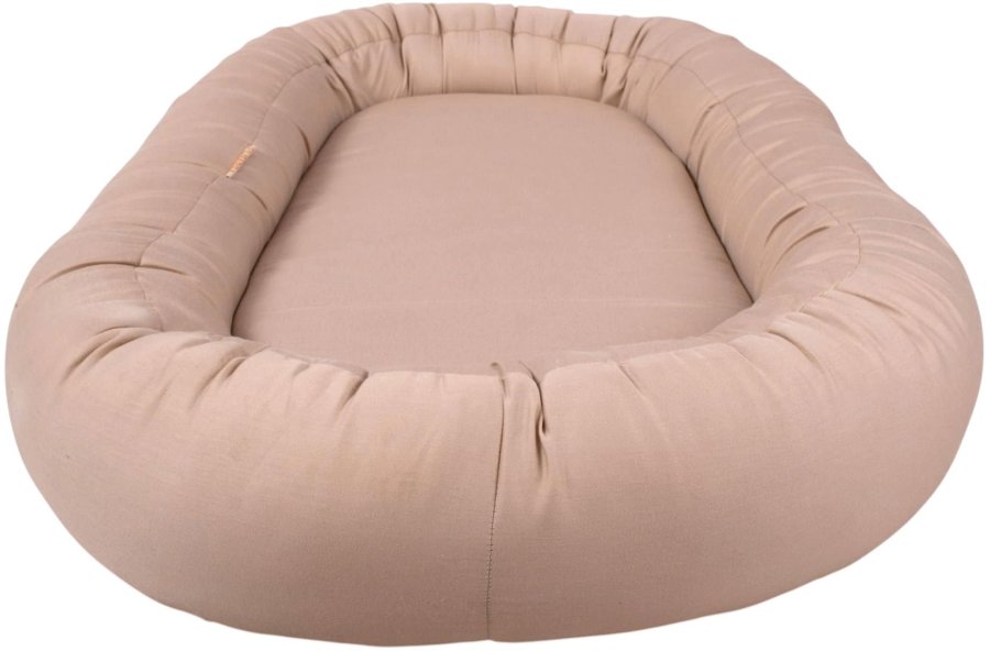 FILIBABBA Babynest 2. Generation 83x52 cm, Warm Grey