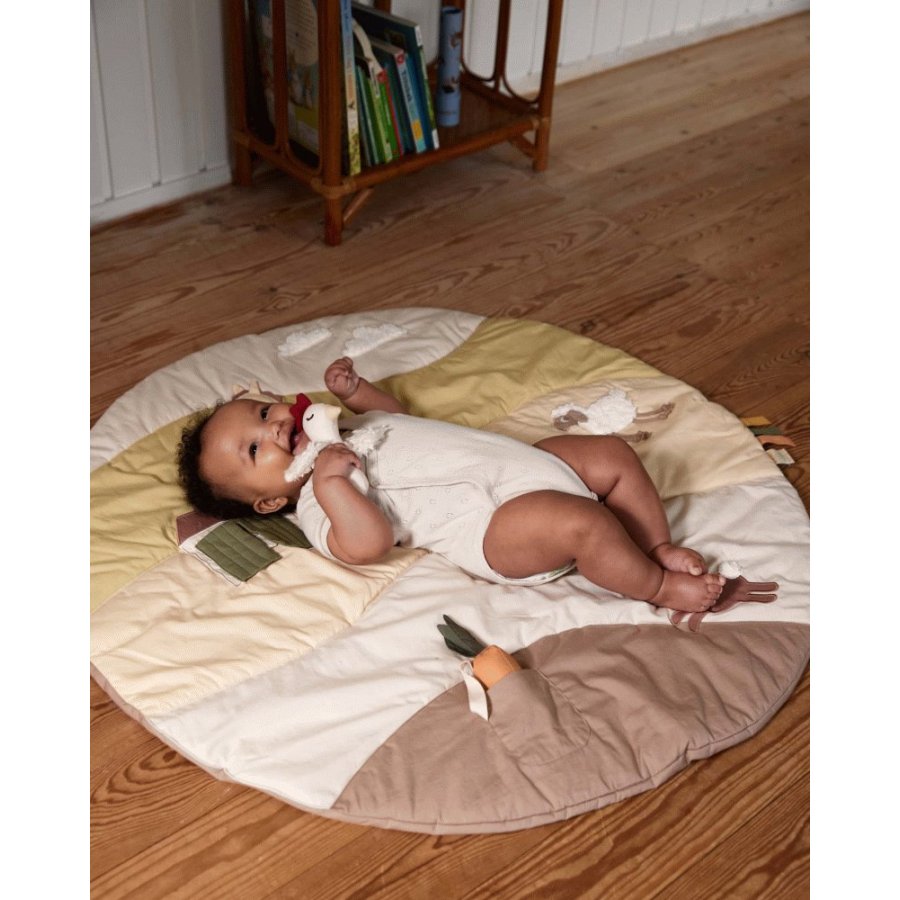 FILIBABBA Aktivittsspielteppich 90x90 cm, Mein Groer Bauernhof