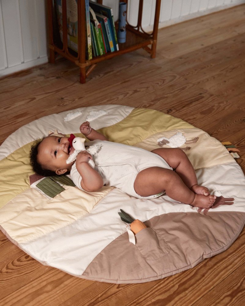 FILIBABBA Aktivittsspielteppich 90x90 cm, Mein Groer Bauernhof