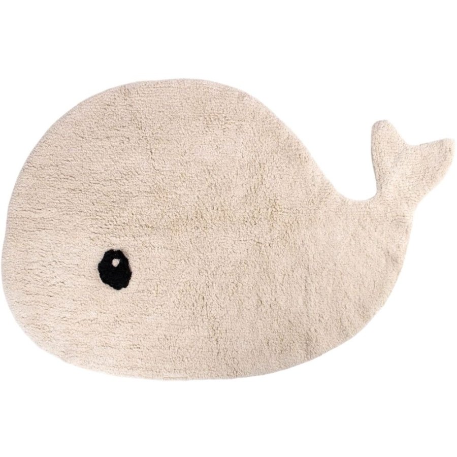 FILIBABBA Teppich Wal Christian 100x65 cm, Wei