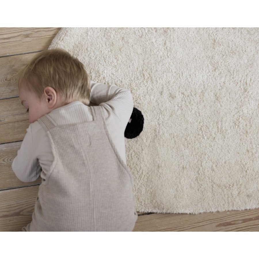 FILIBABBA Teppich Wal Christian 100x65 cm, Wei