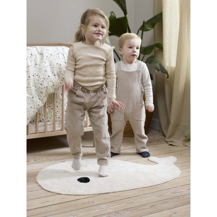 FILIBABBA Teppich Wal Christian 100x65 cm, Wei