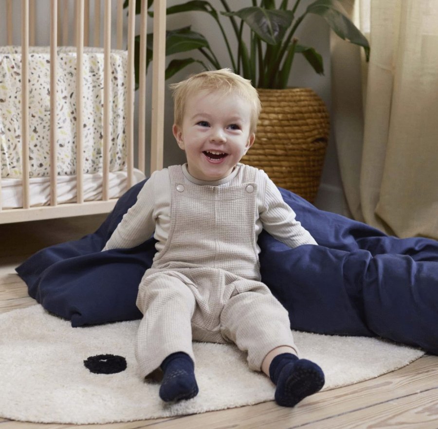 FILIBABBA Teppich Wal Christian 100x65 cm, Wei