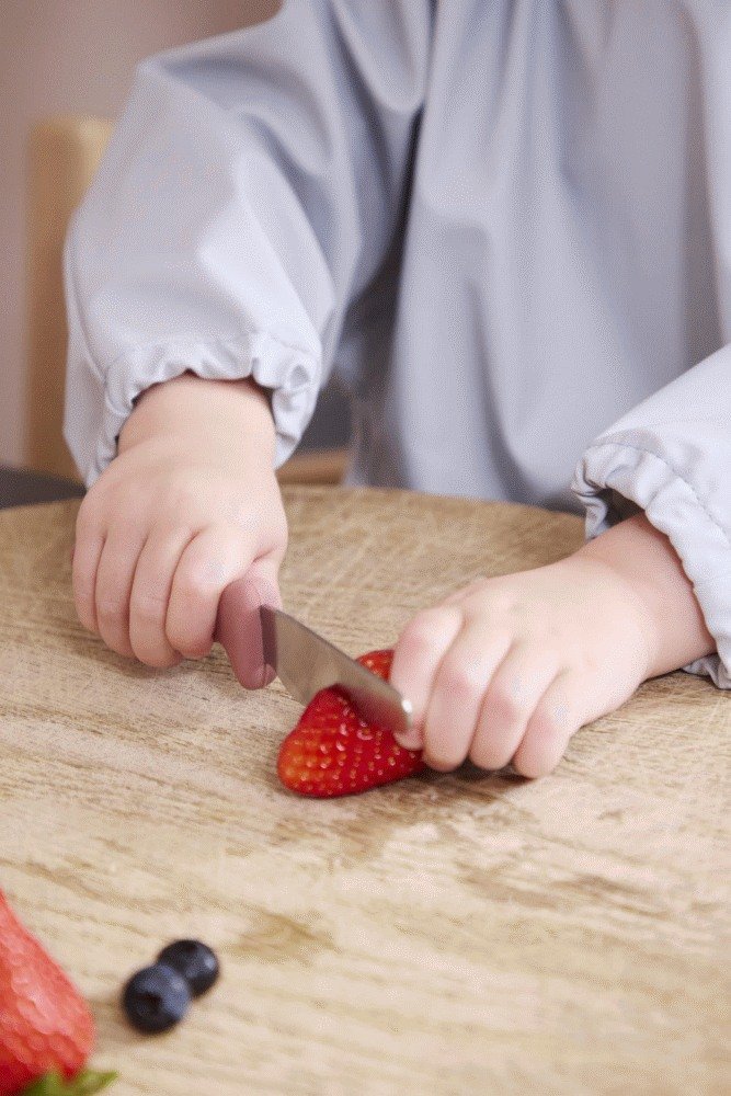 FILIBABBA Kindermesserset 2teilig, Warm Grey/Rose