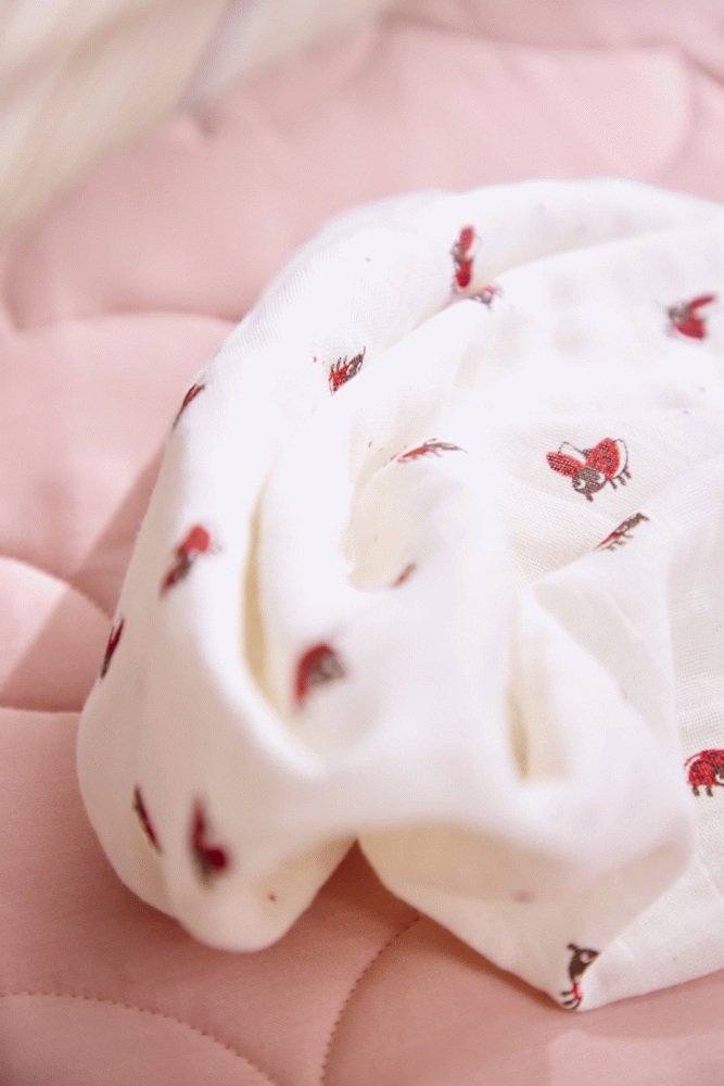 FILIBABBA Babyswaddle 120x120 cm, Lucky