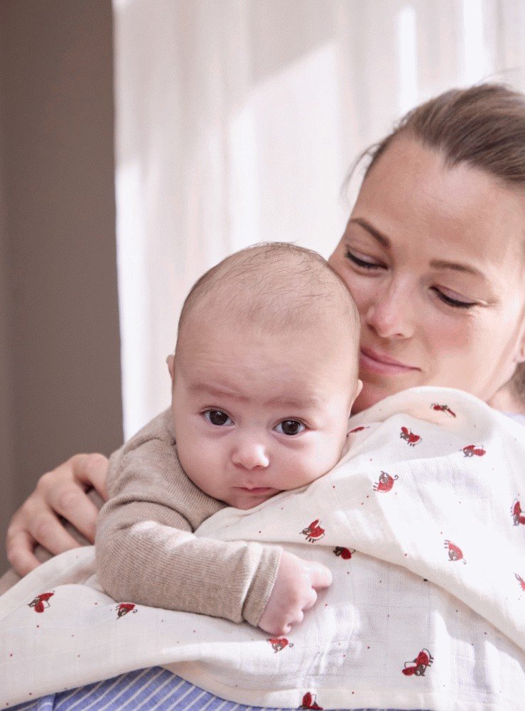 FILIBABBA Mulltuch 65x65 cm, Lucky