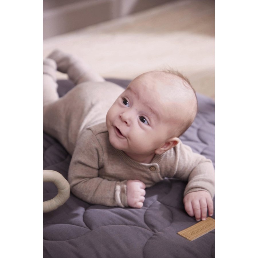 FILIBABBA Legematratze 90 cm, Dark Gull Grey